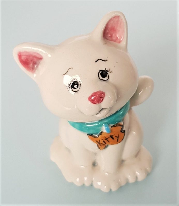 7039 Cat Collectible Blue Background