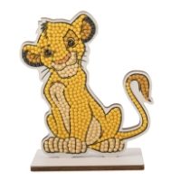 CAFGR-DNY036 Simba- Disney Crystal Art Buddy Kit completed