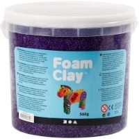 CH78877 Purple Foam Clay Modelling Clay