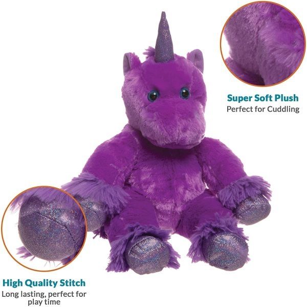 Magic The Purple Unicorn- TeddyTastic 16 Inch Build Your Own Bear