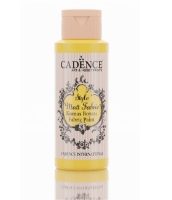 CHF635 Lemon Yellow Style Matt Fabric Paints Cadence Bottle