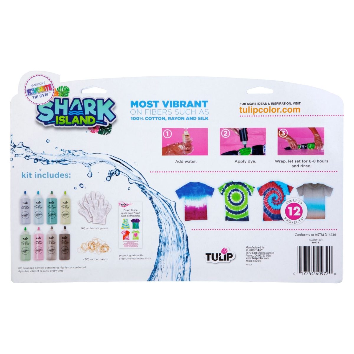Tulip® Shark Island One-Step Tie Dye Kit (8 Colour)