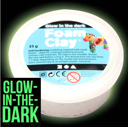 Glow in the Dark Foam Clay