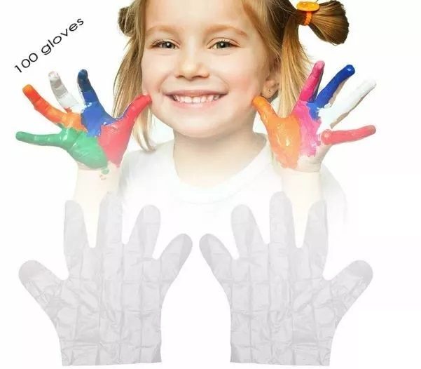 Kids Tie Dye Gloves (100 Pack)