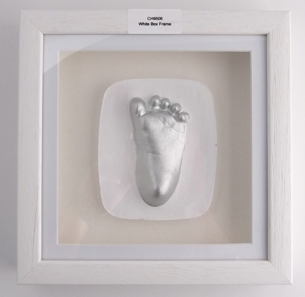 White Box Frame with Footprint