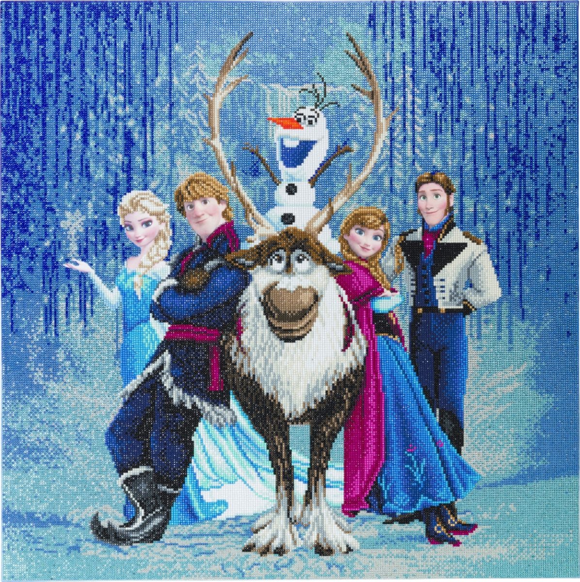 CAK-DNY707XL Frozen Friends- Disney Crystal Art Canvas Kit