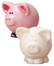 PIG COLLECTIBLE 3"h