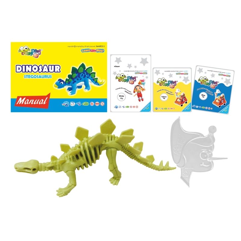 Stegosaurus - Jumping Clay Modelling Kit