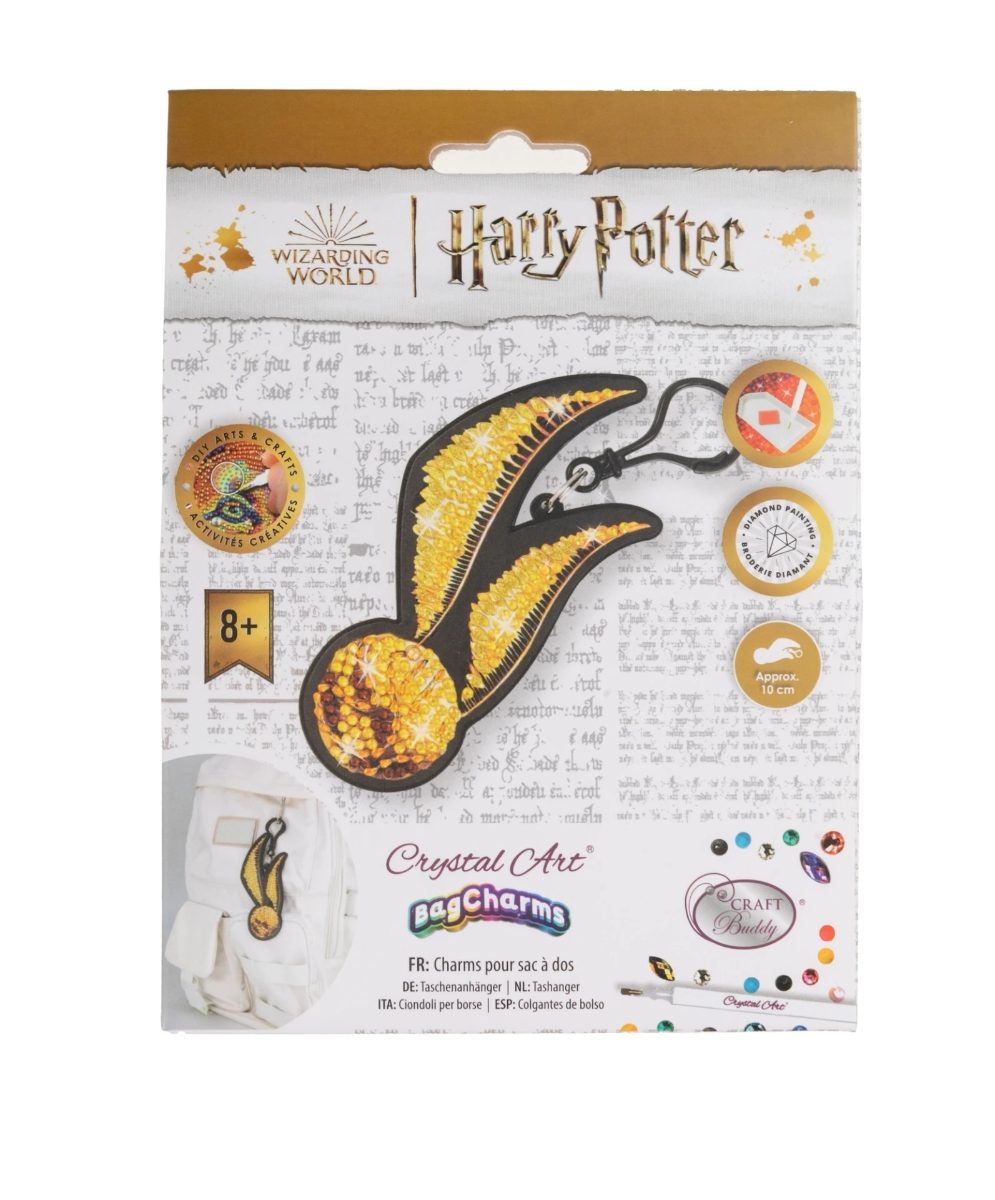 CABC-HPS001 Golden Snitch Harry Potter Crystal Art Craft Kit Packaging