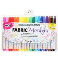 Fine Tip Fabric Markers - Multi (20 pack)