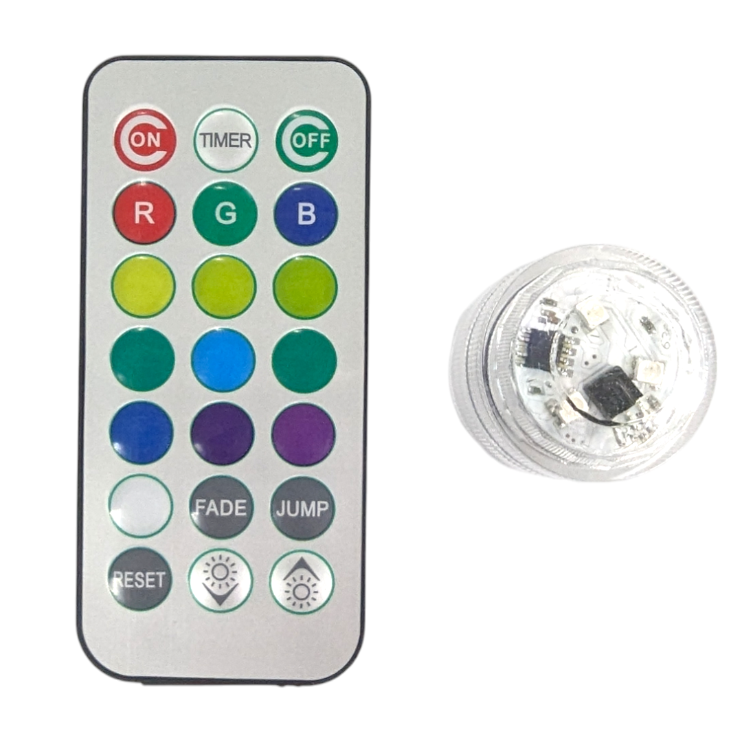 Multicolour LED Tealight with Remote Control