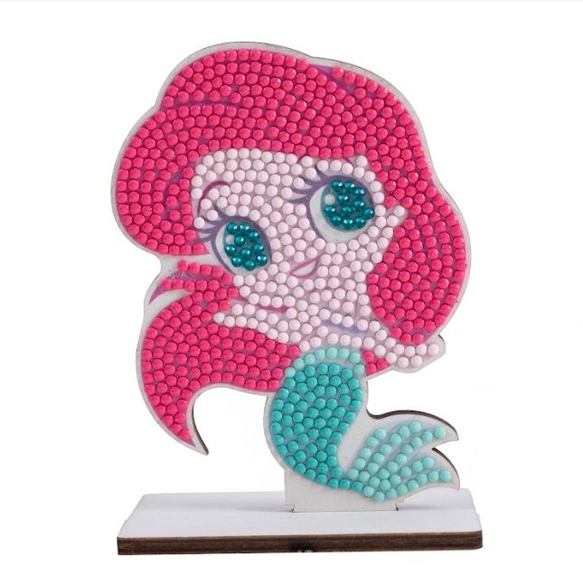 Little Mermaid, Crystal Art Figurine 11x8cm approx