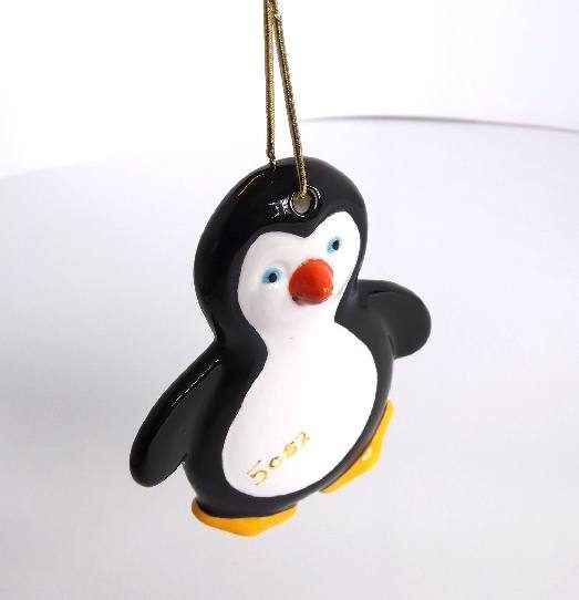5082 Penguin Flat Ornament