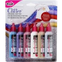 23427 Glitter Dimensional Fabric Paint by Tulip